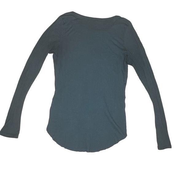 Alo Yoga  Women's Horizon Long Sleeve Ribbed Shirt Size Small Legion Blue 💙 - Picture 3 of 4